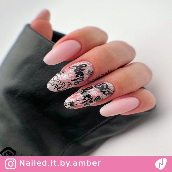 Graffiti Love Nails